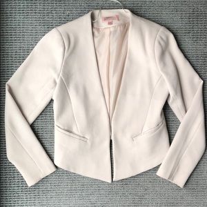 Asymmetrical cream blazer 2P